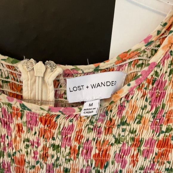 Lost + Wander Floral Midi Dress - Multicolor - Picture 3 of 6